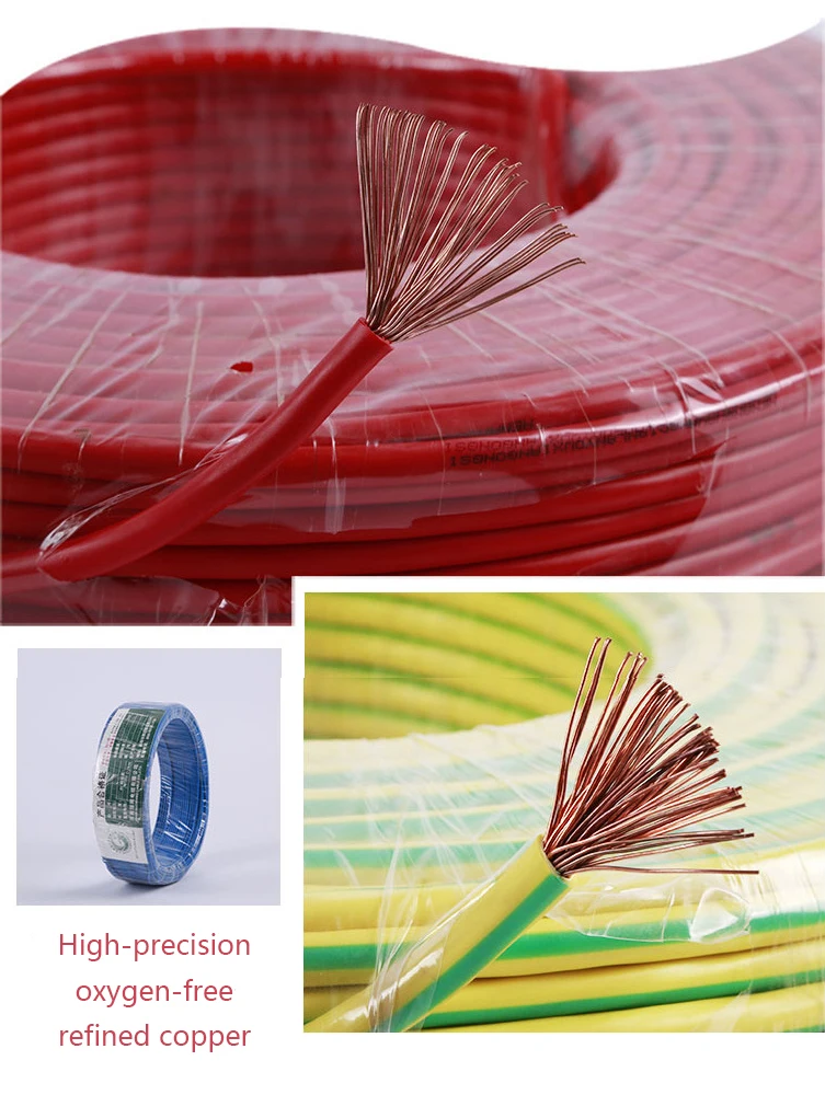 Description Picture 5 of item22/21/20/18/17/16AWG Multi Strand Cable Speaker Power Led Light DIY 0.3/0.4/0.5/0.75/1/1.5mm2 RV Flexible Electrical Copper Wire