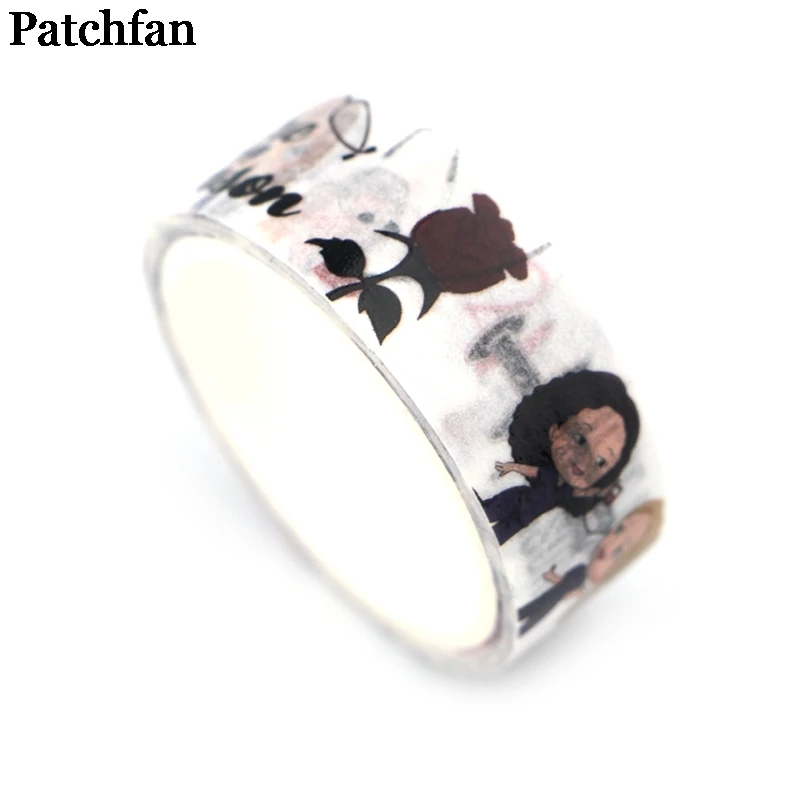 20 шт./лот Patchfan серый Анатомия 90s мультфильм смешной DIY Скрапбукинг дети Васи бумага маскировки клейкие ленты Печатные стикеры Пастер A2216