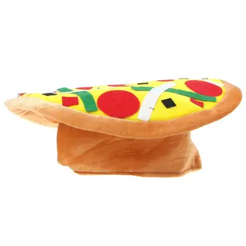

New Novelty Funny Pizza Hat Crazy Hat Party Costumes Joke Photo Props Kids Toy