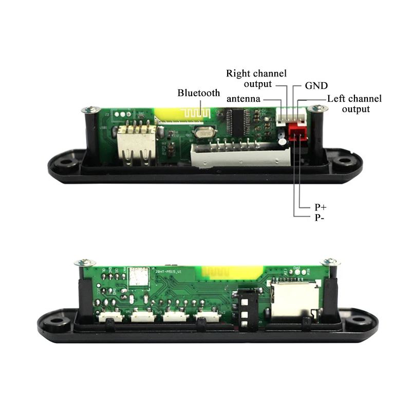 MP3 беспроводной Bluetooth автомобильный аудио приемник декодер модуль USB 3,5 мм AUX TF FM радио плеер Музыка MP3 WMA 5 в 12 В плата декодеров