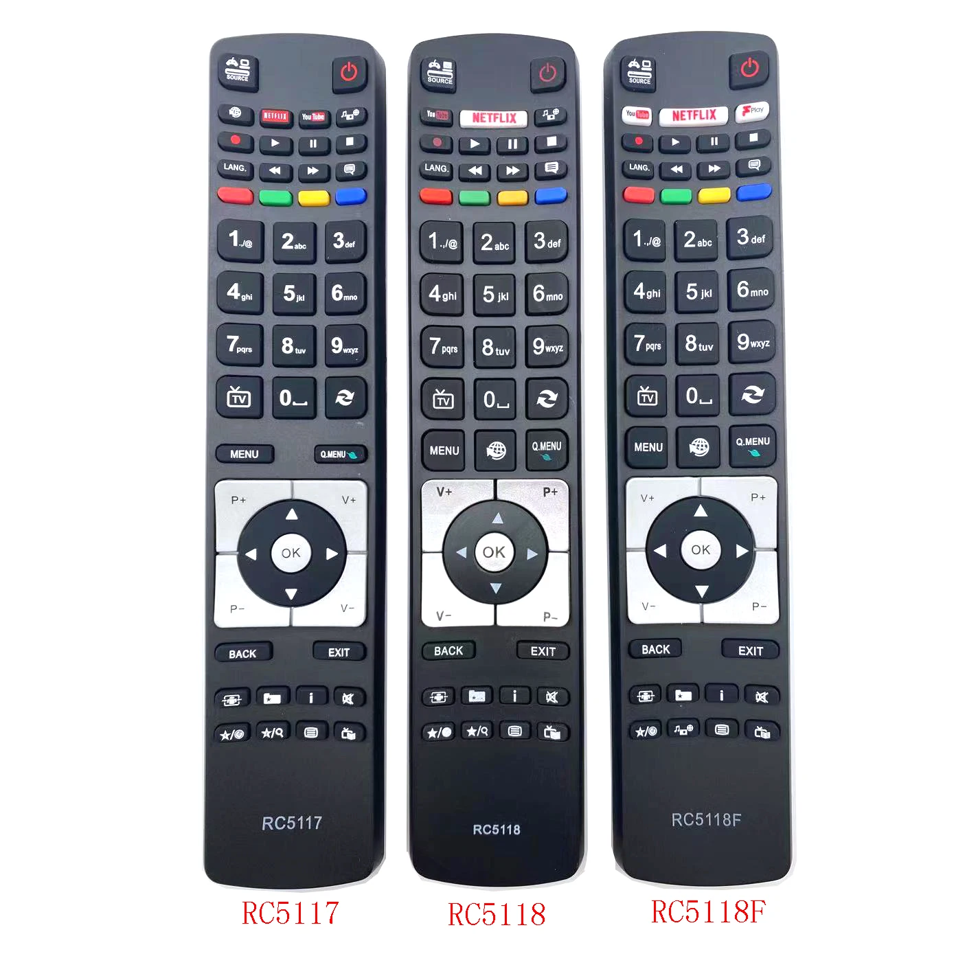 RC5118 TV remote control for LED LCD 3D HD intelligent operation Finlux