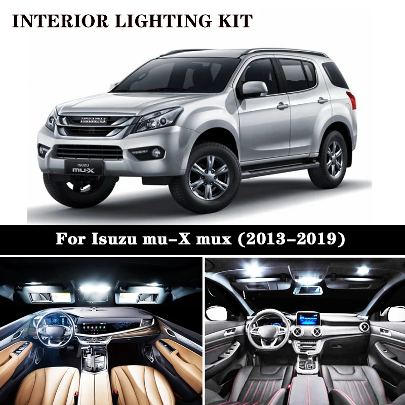 Светодиодный светильник для чтения Isuzu mu x mux (2013 2019) 7 шт.|Сигнальная лампа| |