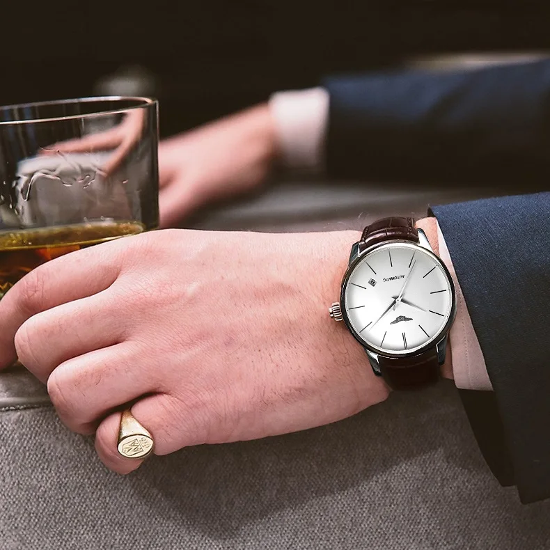 Reloj Hombre GUANQIN автоматические механические часы для мужчин роскошные кожаные мужские наручные часы мужские водонепроницаемые мужские часы