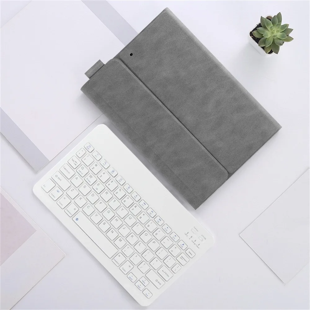 Для IPad 10,2 дюймов Пробуждение/сон Тонкий чехол смарт-подставка с ручкой набор Высокое качество и долгий срок службы клавиатуры
