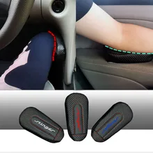 Автомобильный Стайлинг для Kia Stinger, 1 шт., углеродное волокно, кожа, подушка для ног, наколенник, подлокотник, Накладка для интерьера, автомобильные аксессуары