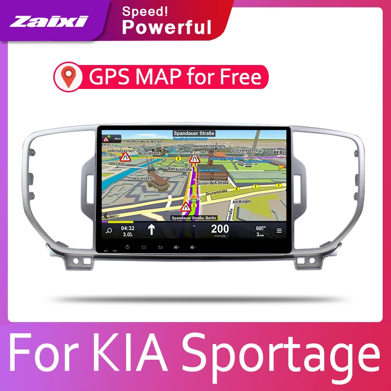 ZaiXi автомобильная система Android 1080P ips ЖК-экран для Kia Sportage KX5~ автомобильный Радио плеер gps Навигация BT WiFi AUX