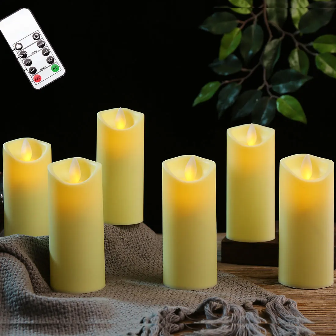 Battery Operated Candles Remote Control Decorative Battery Operated