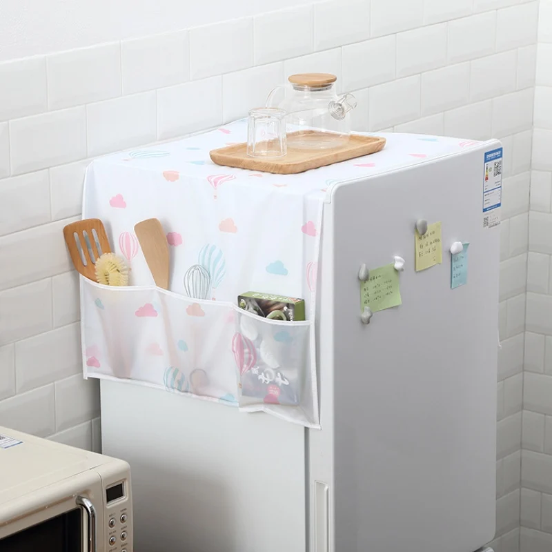 Пылезащитный чехол для холодильника водонепроницаемые покрытия на холодильник многофункциональная стиральная машина верхняя крышка