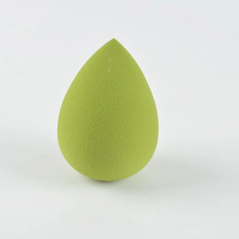 1Pcs Fashion Soft Water Drop Shape Makeup Cosmetic Puff Powder Smooth Beauty Foundation Sponge Clean Makeup Tool Accessory - Цвет: Green
