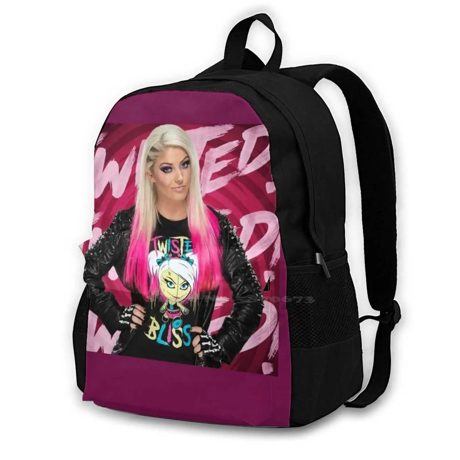 Рюкзак Alexa Bliss Twisted для студентов школьный ноутбук дорожная сумка борцер | Багаж и
