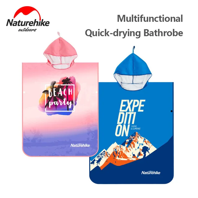 US $23.58 Naturehike 2019 Swimming Towel Bathrobe Unisex Sunscreen Quickdrying Moisture Beach Towel Ultralig