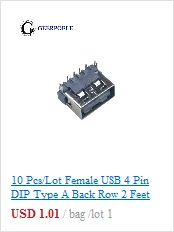 30 шт./партия основа край 5 Pin Тип B SMT Micro USB разъем Плоский порт Джек хвост штепсельная Вилка терминалы для samsung huawei