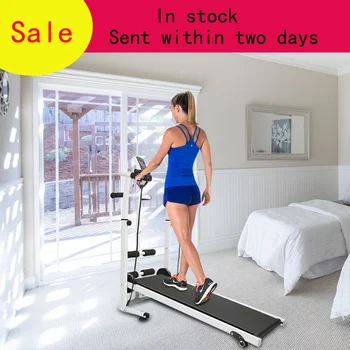 

Treadmill Fitness Gym Equipment Mechanical Mini Folding Running Training Fitness Treadmill Home Sports 100kg Bearing HWC