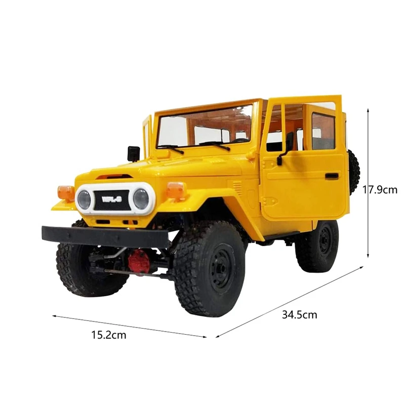 Wpl New Rc Car Toys C34 Off-Road Remote Control Car Kit(C-34K Plastic Suite Component Version