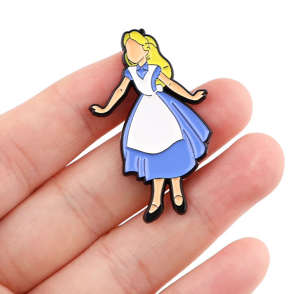TRADING BOOK FOR DISNEY PINS Alice In Wonderland With Flowers PIN BAG