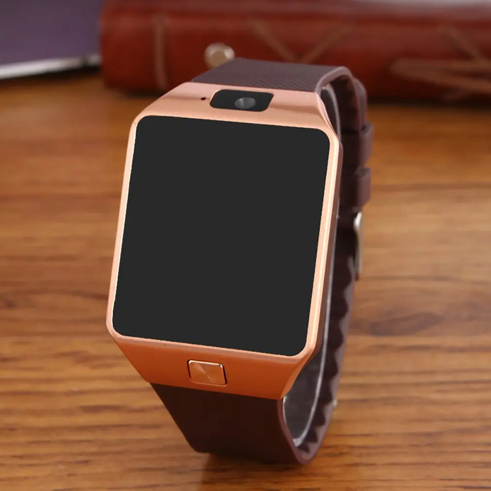 Dz09 сенсорный экран Смарт-часов Интеллектуальные цифровые спортивные Смарт-часы Шагомер наручные часы для мужчин Wo мужские часы