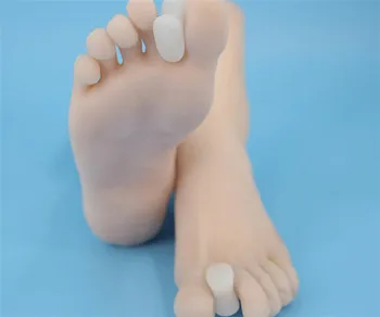

Hot 500 pair/lot Gel Toe Separator Foot Care Tool Silicone Big Toe Bunion Straightener Valgus Hallux Bunion Protector Corrector