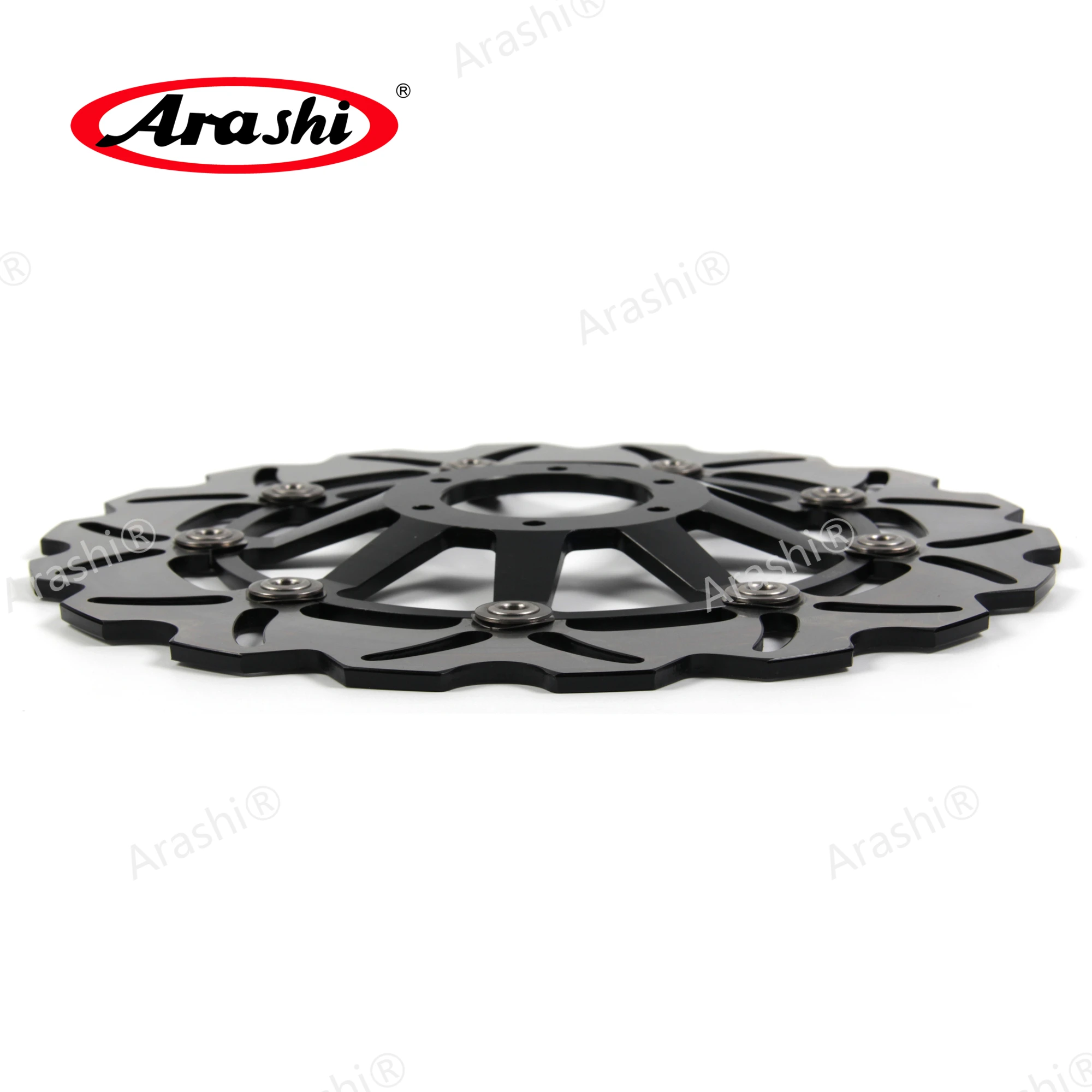 US $170.99 Arashi 1 Pair CNC Floating Front Brake Disc Rotors For HONDA GL GOLD WING F6B 1800 2013 2014 2015 2016 2017 Goldwing GL1800