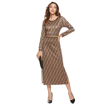 

Elegant African Dashiki Print Dress Bodycon Bazin Long Sleeve Party Robe Gowns Africa Office Maxi Dresses Traditional Hipster