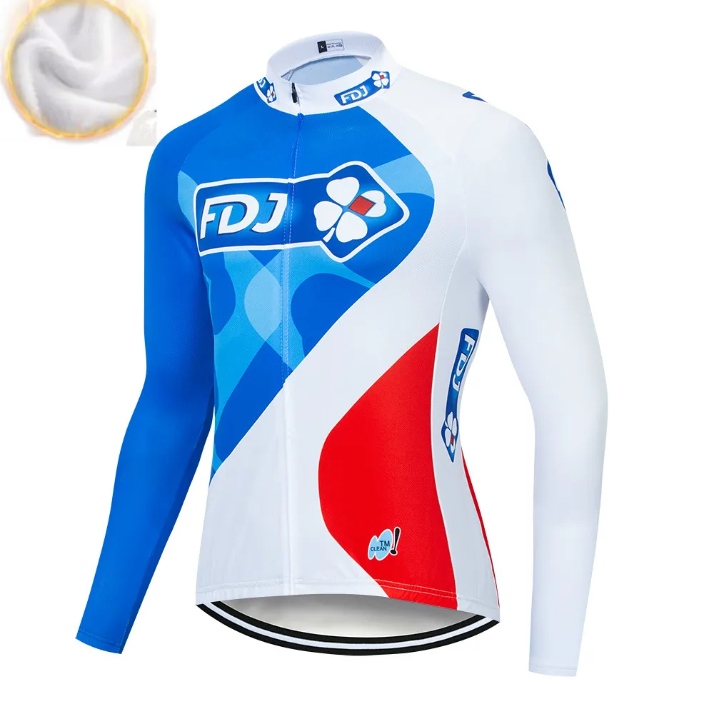 Мужские про команды куртки для велоспорта зимние термокуртки из флиса для велоспорта из джерси теплая MTB велосипедная одежда куртка несколько вариантов - Цвет: A-4