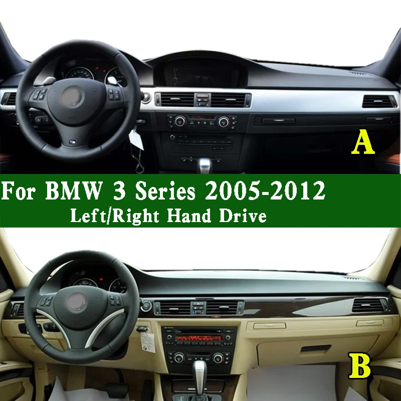 

For BMW 3 Series M3 328i 320i 318i E90 E91 E92 E93 Dashmat Dashboard Cover Instrument Panel Protective Pad Anti-Dirt Dash Mat