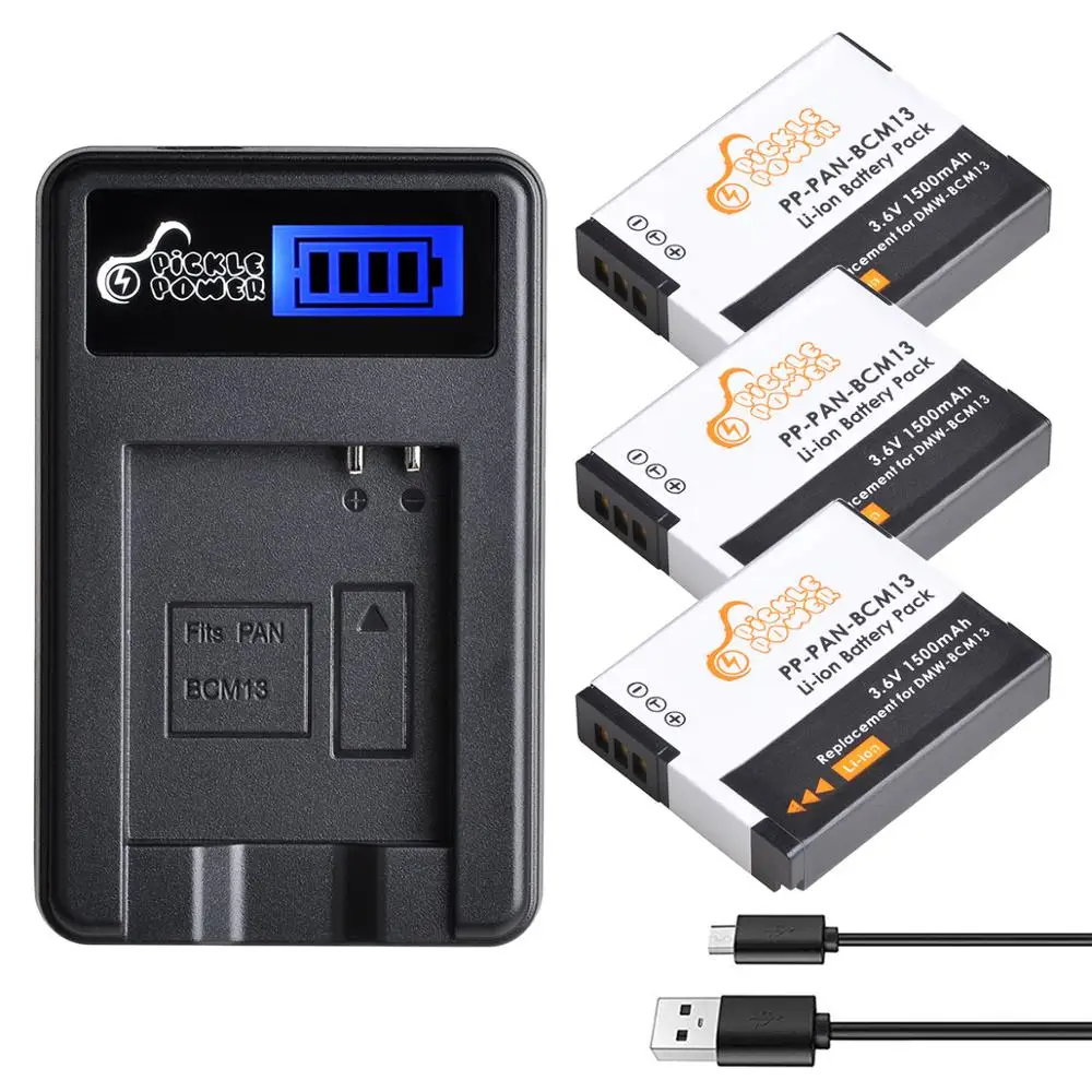 Kastar Slim Battery Charger For Panasonic DMW-BCM13 Series Cameras – Compact & Reliable