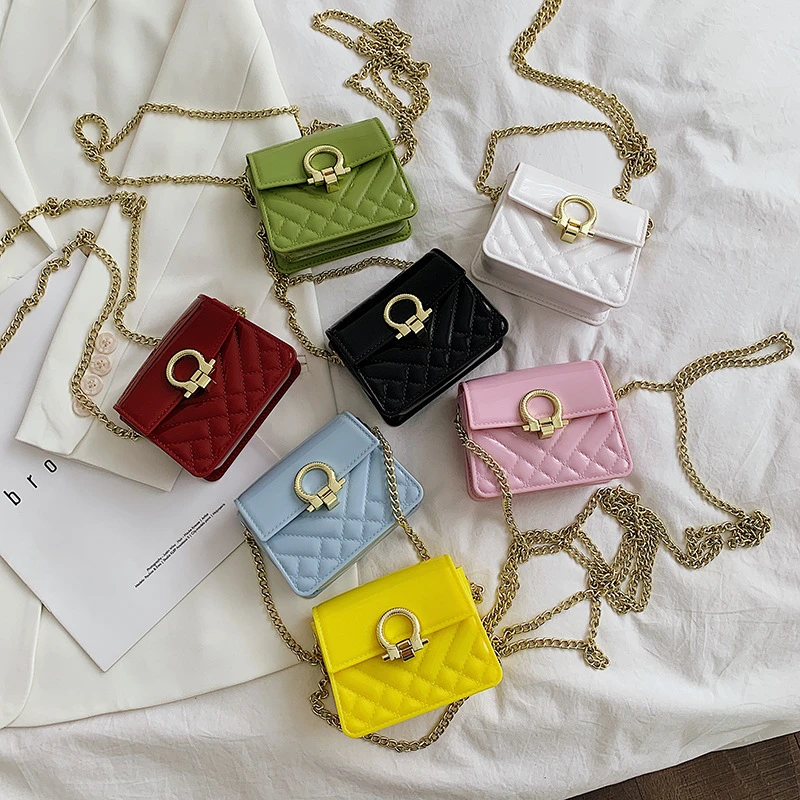 small patent leather purse