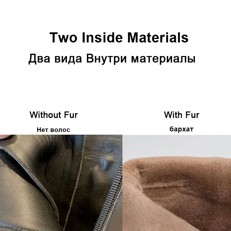 Tanie Taoffen kobiety prawdziwe skórzane czarne zimowe botki zamek pasek krzyżowy moda buty motocyklowe obuwie kobieta rozmiar 34 40