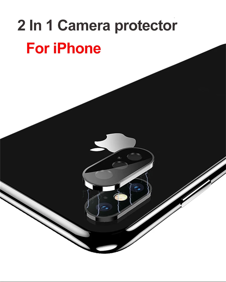 Камера Защитный чехол для iPhone XR XS X 11 Pro Экран протектор Закаленное Стекло& Металлические Бампера Для iPhone 11 XS Max чехол