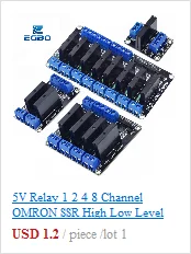 1~5PCS 5V 12V 1-Kanal-Ausgang Neigungswinkelsensor-Relaismodul Golden SW520D Kugelschalter-Neigungssensormodul für Arduino – Detail 3