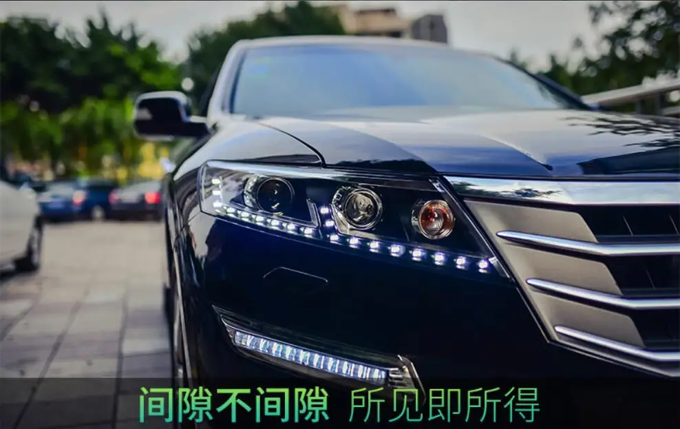 2 шт. фара для перекрестных фар 2011 2012 2013 светодиодный фонарь DRL H7 D2H Hid вариант Ангел глаз би ксенон проектор