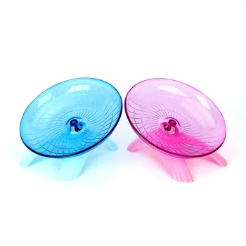 

18cm Pet Exercise Wheel Hamster Accessories Disc Pet Sport Toy Mouse Plastic Running Jogging Hamster Wheel Funny Flying Saucer