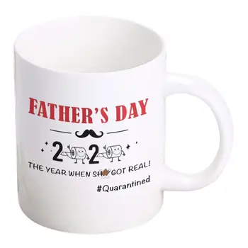 

Letters Printing Handgrip Coffee Ceramic Mug Cup Tea Milk Drinking Tools Father's Day Gifts