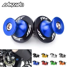 YZF 오토바이 스윙암 스풀 M6 스탠드 나사, CNC 알루미늄 오토바이 액세서리, 야마하 YZF R3 R25 R6 R1 2013-2019
