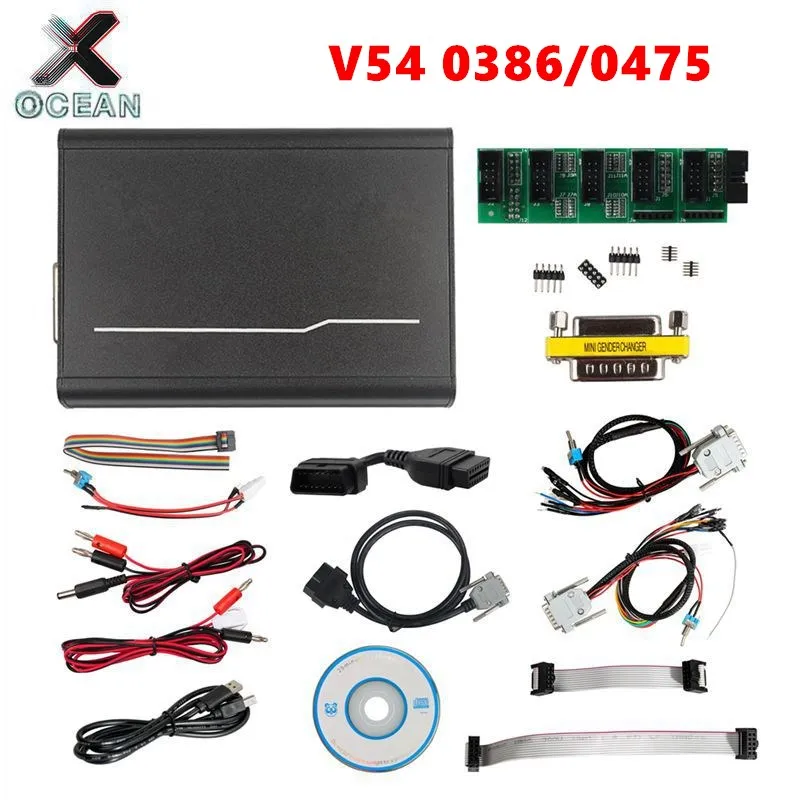 Fgtech V54 V0386 / V0475 Galletto 4 Мастер ECU инструментов FG Tech BS функция BDM металлический