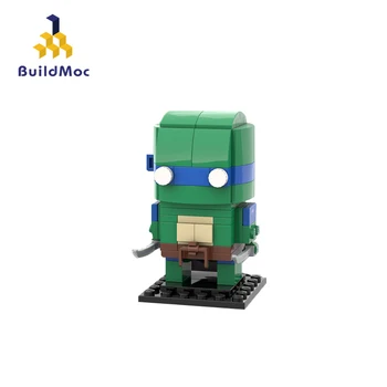 

BuildMoc Mini Blocks Figure Cartoon MOC Leonardo Raphael Elephant Building Blocks Bricks Assembly Toys Gift