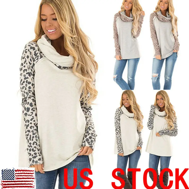 

Women Long Sleeve Jumper Pullover Sweatshirts Tunic Top Casual Ladies O-neck Warm Top Clothing