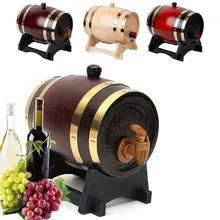 

1.5L Oak Wood Wine Keg Whiskey Wine Vintage Beer Dispenser Equipment Mini Keg Tap House Wine Container Pot
