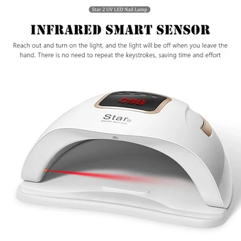 

High Power 72W Nail Dryer Uv Led Lamp for Manicure Machine Lamp for Drying Nails Gel Fast Dryer Lamps Painless Portable Tools