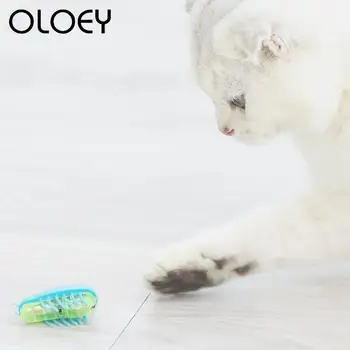 

Funny Cat Toy Fast Moving Ladybug Shape Electric Pet Training Playing Interactive Toys Supplies Entertaining Your Pets Busy