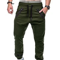 Men Casual Joggers Pants Solid Thin Cargo Sweatpants Male Multi-pocket Trousers New Mens Sportswear Hip Hop Harem Pencil Pants 3
