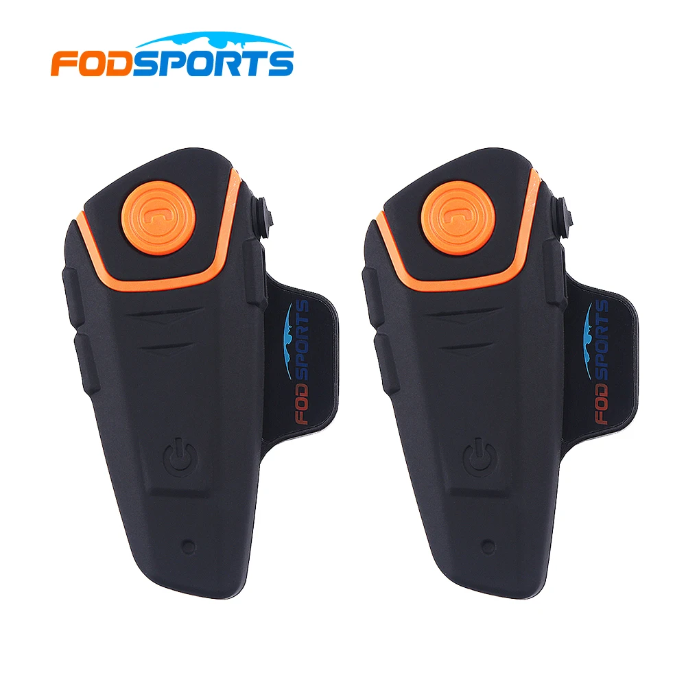 

Fodsports BT-S2 Motorcycle Helmet Intercom Wireless Bluetooth Headset Waterproof IPX6 Type-C interface FM Radio 1000M