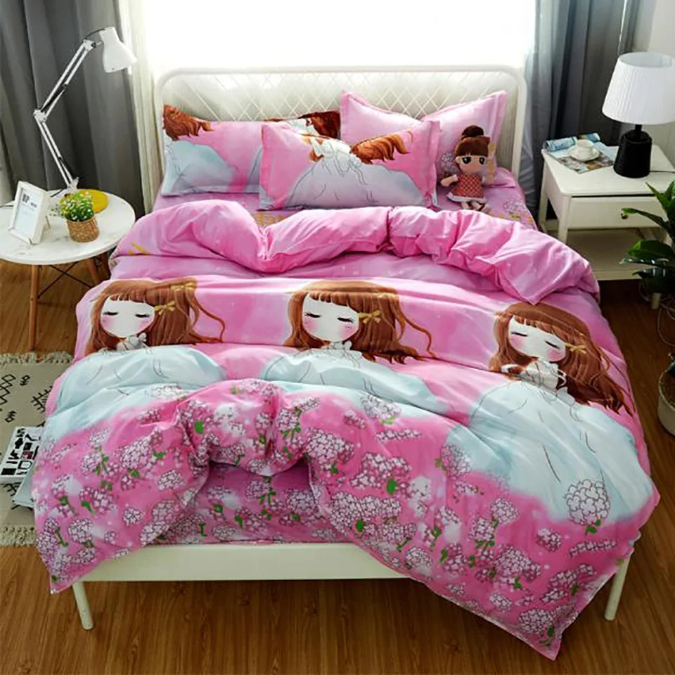 little girl floral bedding