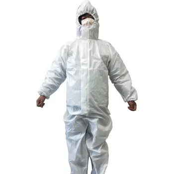 

Disposable Protective Suit Anti-epidemic Protective Clothing Dust-proof Coverall Antibacterial Isolation Suit Prevent Virus