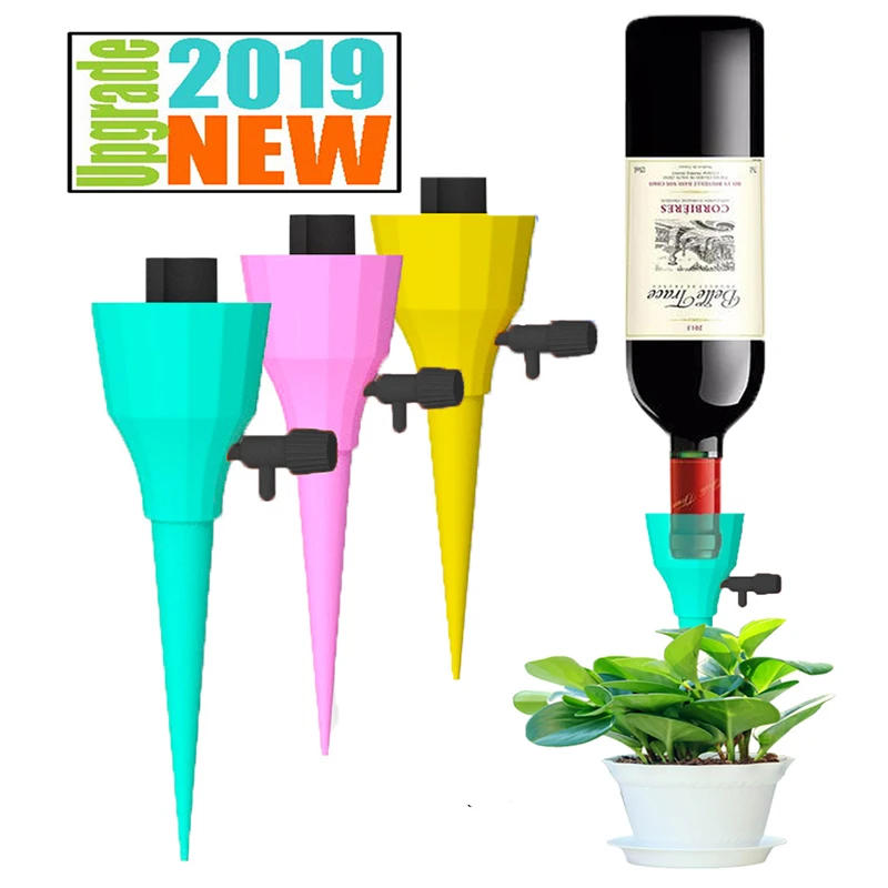 

5pcs Newest updated Irrigation Watering Spike Suitable for all Beverage bottle and Red Wine