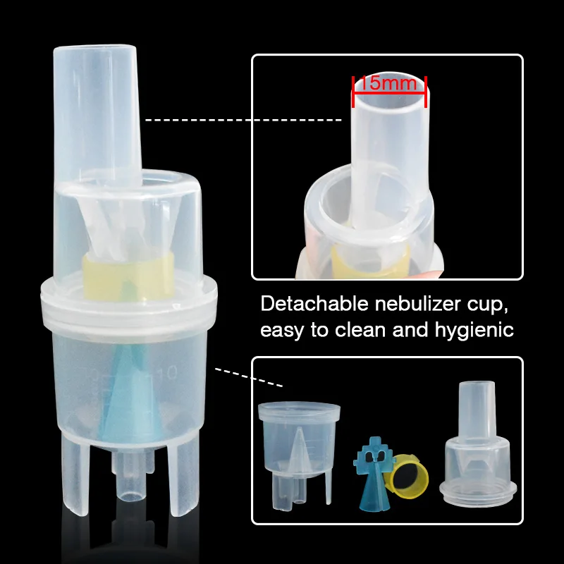 Inhaler Set Soft Tube Inhaler Catheter Nebulizer Cup Adult Kid Mask Filters Family Medical Air Compressor Nebulizer Accessories