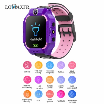 

Kids smart watch Waterproof Children SOS Smart Watch Anti-lost Baby 2G SIM Card monitor Call Locator camera Watches PK Q50 Q90