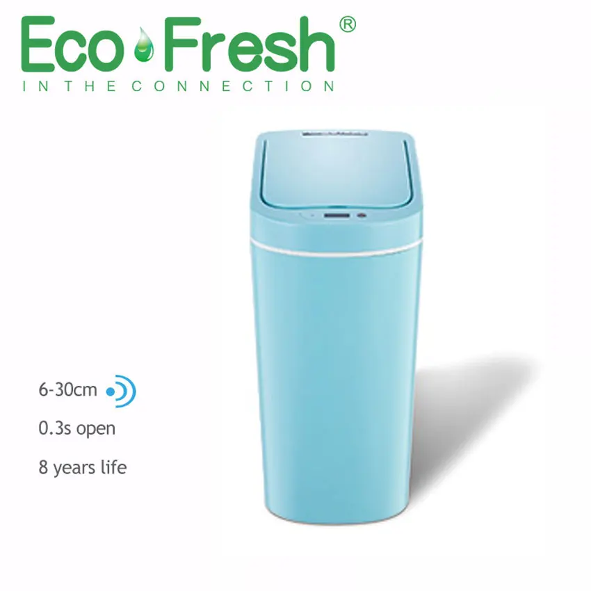 Умный Автоматический Бесконтактный мусорный бак Ecofresh с инфракрасным датчиком