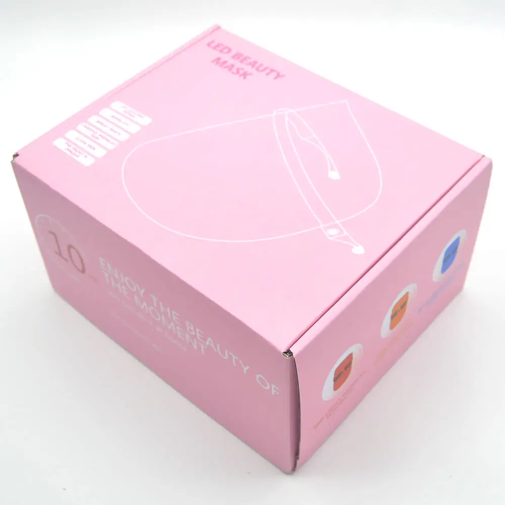 Empty Box Светодиодный светильник маска для лица спа красота уход за лицом Массажер терапия Прыщи против морщин устройство для удаления кожи Отбеливание подтяжки - Цвет: Empty Box