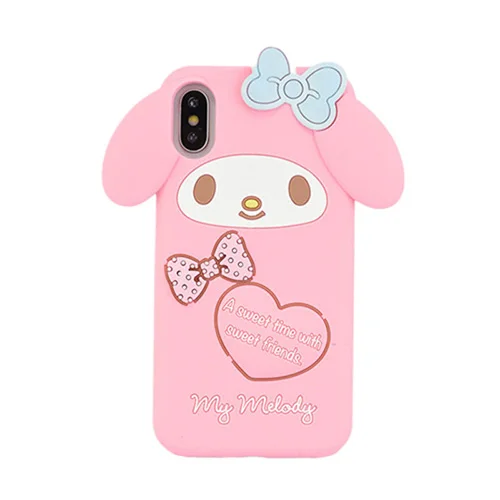 Tide 3D мультфильм pompomprin Cinnamoroll My Melody Dog чехол для телефона для iPhone 11 Pro X XS Max XR 6 6S 7 8 Plus силикагелевый чехол - Цвет: Pink